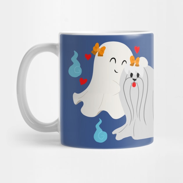 Ghost Maltese by saradaboru